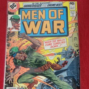 RARE, VINTAGE 1979, MEN OF WAR COMIC BOOK FEATURING GRAVE DIGGER, ISSUE #20!!!